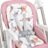 Стульчик-качели для кормления Bambi M 5897 Pink (укачивание, съемный столик, чехол, 4 колеса)