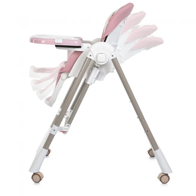 Стульчик-качели для кормления Bambi M 5897 Pink (укачивание, съемный столик, чехол, 4 колеса) Стульчик-качели для кормления Bambi M 5897 Pink (укачивание, съемный столик, чехол, 4 колеса)