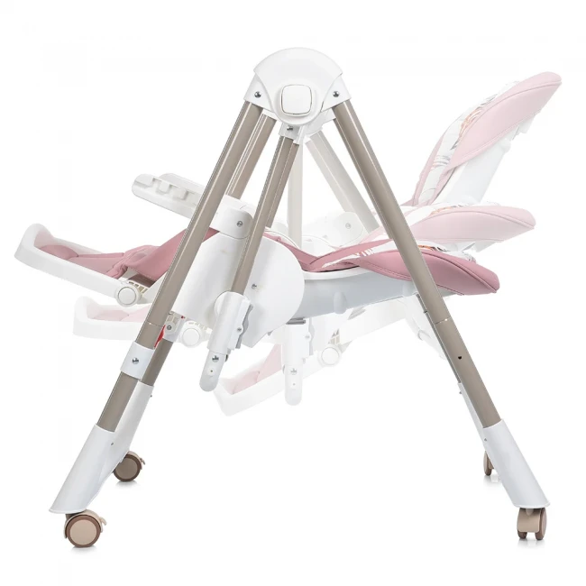 Стульчик-качели для кормления Bambi M 5897 Pink (укачивание, съемный столик, чехол, 4 колеса) Стульчик-качели для кормления Bambi M 5897 Pink (укачивание, съемный столик, чехол, 4 колеса)