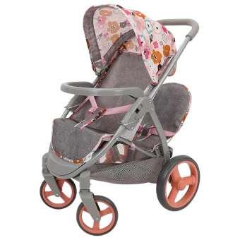 Коляска для кукол Fiveonine T747038 для близнецов (прогулочная, корзинка) Коляска для кукол Fiveonine T747038 для близнецов (прогулочная, корзинка)