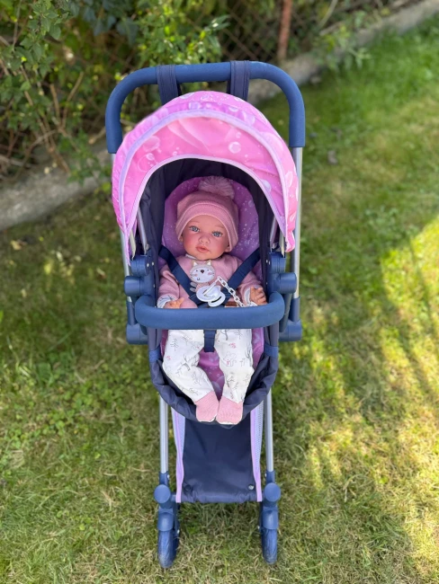 Коляска для ляльок DeCuevas 81776 Magic Bubble 3в1 (трансформер, люлька-перенесення, кошик, сумка)