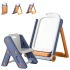 Дитячий мольберт QC-BB03 (стульчик, магнітна дошка, 2 колеса)