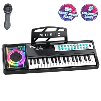 Детский синтезатор Musical Piano 209 (37 клавиш, микрофон, запись, USB, от сети/батареек)