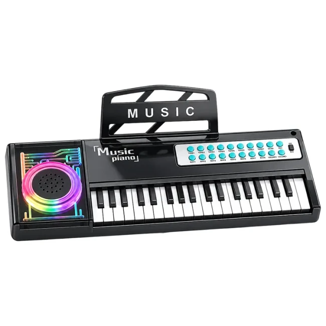 Детский синтезатор Musical Piano 209 (37 клавиш, микрофон, запись, USB, от сети/батареек) Детский синтезатор Musical Piano 209 (37 клавиш, микрофон, запись, USB, от сети/батареек)
