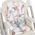 Стульчик-качели для кормления Bambi M 5897 Beige (укачивание, съемный столик, чехол, 4 колеса)