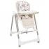 Стульчик-качели для кормления Bambi M 5897 Beige (укачивание, съемный столик, чехол, 4 колеса)