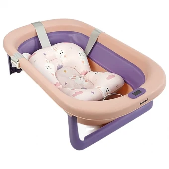 Ванночка детская Bimbo BM-30011, раскладная, термометр, матрас