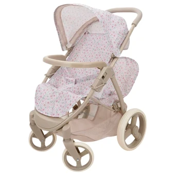 Коляска для кукол Fiveonine T747056 для близнецов (прогулочная, корзинка) Коляска для кукол Fiveonine T747056 для близнецов (прогулочная, корзинка)
