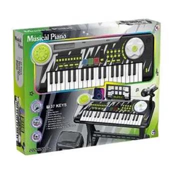 Детское пианино Musical Piano 205AC со стульчиком (37 клавиш, микрофон, запись, подсветка, от батареек) Детское пианино Musical Piano 205AC со стульчиком (37 клавиш, микрофон, запись, подсветка, от батареек)