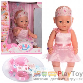 Кукла пупс Baby Born (BL 018 A-S-UA) Беби борн 8 функций