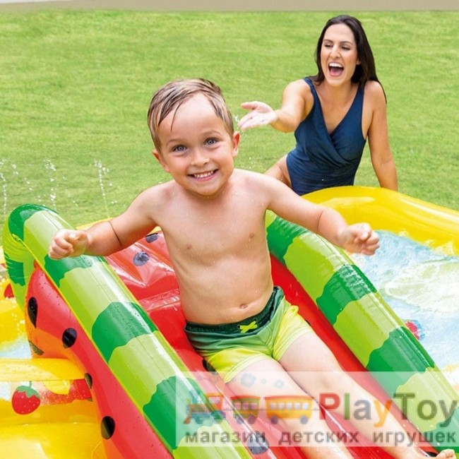 Детский надувной бассейн Intex (57158) Фрукты 244 х 191 x 91 см Детский надувной бассейн Intex (57158) Фрукты 244 х 191 x 91 см