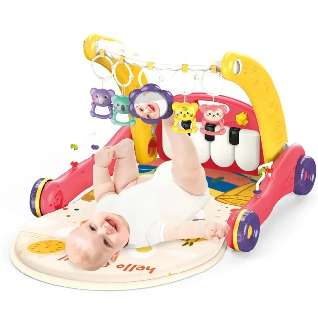 Ходунки-каталка коврик Rack & Walker 6014 2 в 1 (погремушки-подвески, пианино, мелодии, пальчиковые лабиринты) Ходунки-каталка коврик Rack & Walker 6014 2 в 1 (погремушки-подвески, пианино, мелодии, пальчиковые лабиринты)