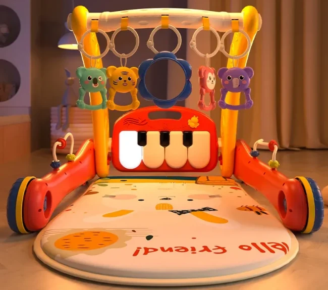 Ходунки-каталка коврик Rack & Walker 6014 2 в 1 (погремушки-подвески, пианино, мелодии, пальчиковые лабиринты) Ходунки-каталка коврик Rack & Walker 6014 2 в 1 (погремушки-подвески, пианино, мелодии, пальчиковые лабиринты)