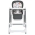 Стульчик-качели для кормления Bambi M 5897 Gray (укачивание, съемный столик, чехол, 4 колеса)