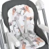 Стульчик-качели для кормления Bambi M 5897 Gray (укачивание, съемный столик, чехол, 4 колеса)