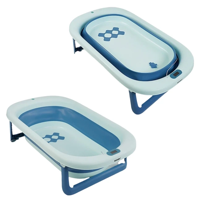 Ванночка дитяча Bimbo BM-40255, розкладна, термометр, матрац
