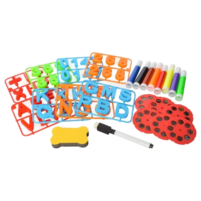 Детский мольберт с проектором Limo Toy AK 0004 2в1 (стульчик, магнитная доска, 48 слайдов)