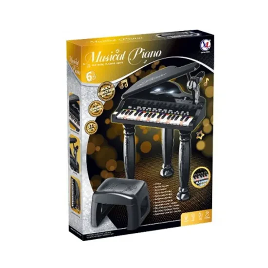 Детский рояль Musical Piano 223 со стульчиком (37 клавиш, микрофон, запись, подсветка, USB, от батареек) Детский рояль Musical Piano 223 со стульчиком (37 клавиш, микрофон, запись, подсветка, USB, от батареек)