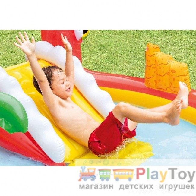 Детский надувной бассейн Intex (57163) Счастливый Динозавр 196 х 170 x 107 см Детский надувной бассейн Intex (57163) Счастливый Динозавр 196 х 170 x 107 см