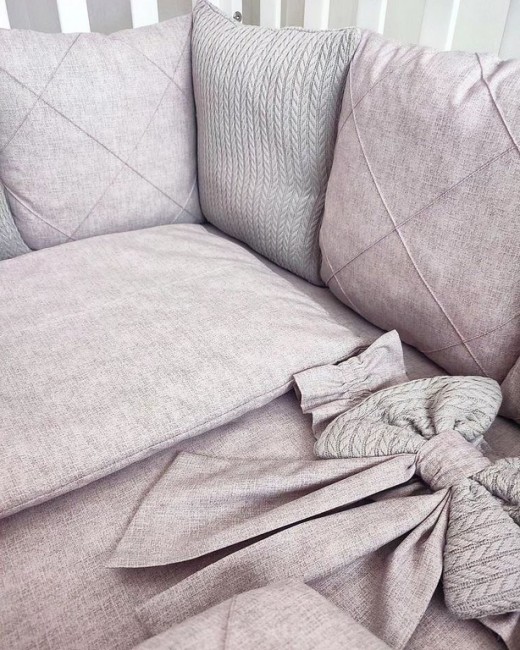 Детское постельное белье Бортики "Пике-косичка"