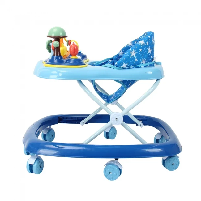 Ходунки для малыша Joy TK-3601 Синий (музыкальная панель, пальчиковая игра, погремушка)