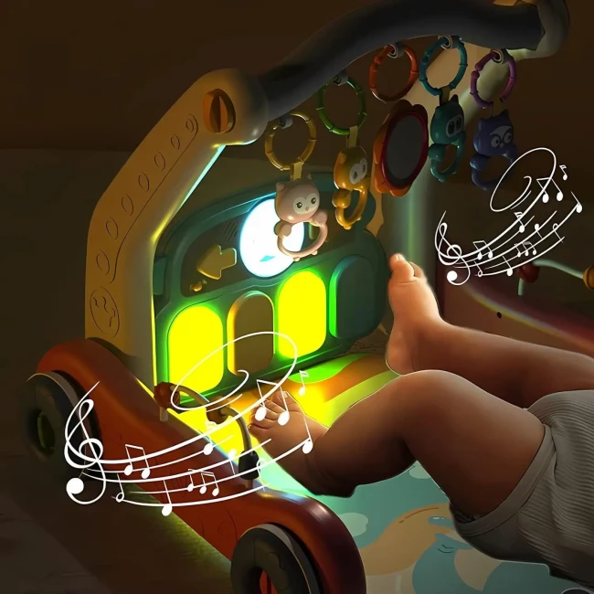 Ходунки-каталка коврик Rack & Walker HE 0640 2 в 1 (подсветка, мелодии, погремушки, пианино) Ходунки-каталка коврик Rack & Walker HE 0640 2 в 1 (подсветка, мелодии, погремушки, пианино)