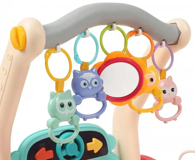 Ходунки-каталка коврик Rack & Walker HE 0640 2 в 1 (подсветка, мелодии, погремушки, пианино) Ходунки-каталка коврик Rack & Walker HE 0640 2 в 1 (подсветка, мелодии, погремушки, пианино)