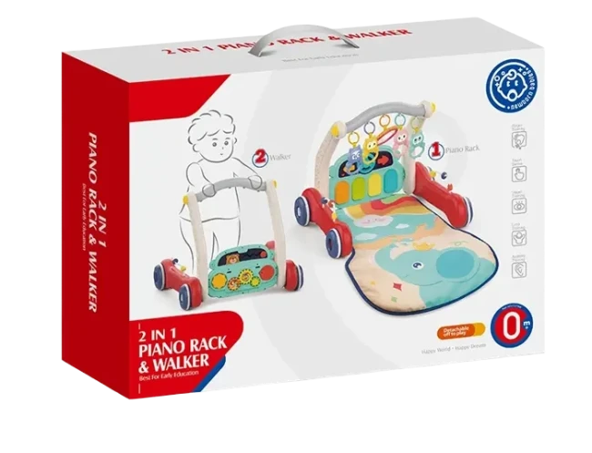 Ходунки-каталка коврик Rack & Walker HE 0640 2 в 1 (подсветка, мелодии, погремушки, пианино) Ходунки-каталка коврик Rack & Walker HE 0640 2 в 1 (подсветка, мелодии, погремушки, пианино)