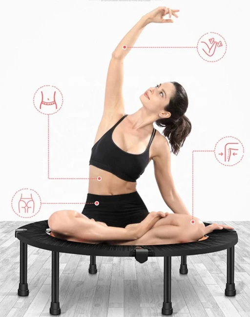 Батут спортивний для фітнесу Profi MS 0515 (діаметр 122 см)