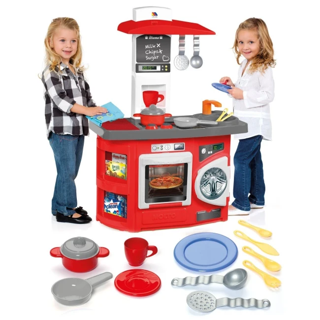 Детская кухня Molto 13154 (высота 66,5 см, духовка, вытяжка, стиральная машина) Детская кухня Molto 13154 (высота 66,5 см, духовка, вытяжка, стиральная машина)