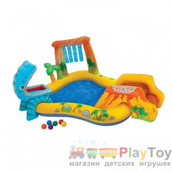 Детский надувной бассейн Intex (57444) Динозавр 249 х 191 x 109 см