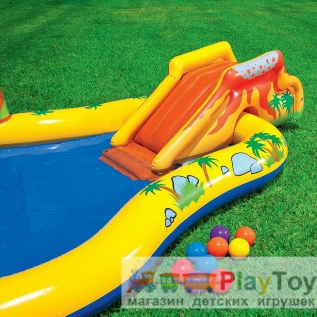 Детский надувной бассейн Intex (57444) Динозавр 249 х 191 x 109 см Детский надувной бассейн Intex (57444) Динозавр 249 х 191 x 109 см