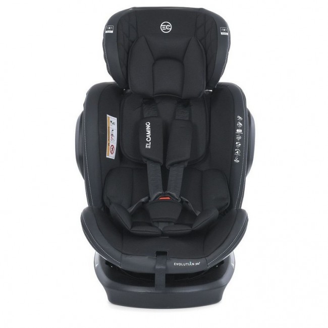 Автокресло El Camino ME 1045-1 EVOLUTION 2 360⁰ Royal Black Автокресло El Camino ME 1045-1 EVOLUTION 2 360⁰ Royal Black