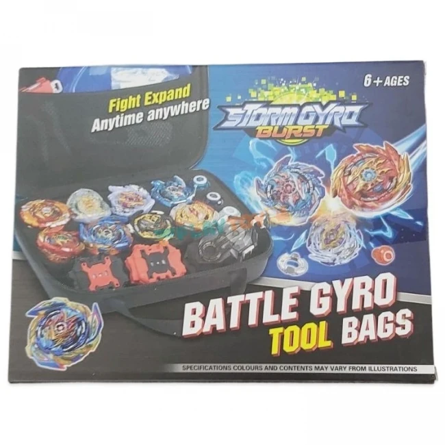 Игровой набор Бейблейд 1688-8B в сумке (8 волчков, 3 пусковых устройства, арена, аксессуары)