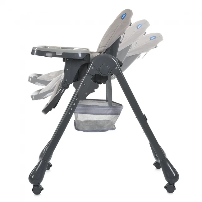 Стульчик для кормления Bambi M 3233L-G Beige (съемный столик, корзинка, чехол, 4 колеса)