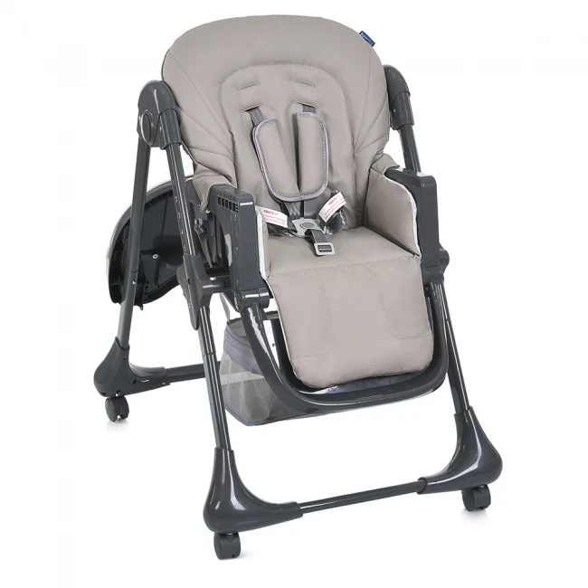 Стульчик для кормления Bambi M 3233L-G Beige (съемный столик, корзинка, чехол, 4 колеса)