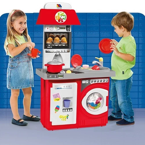 Детская кухня Molto 15162 (высота 85,5 см, духовка, вытяжка, холодильник, стиральная машина) Детская кухня Molto 15162 (высота 85,5 см, духовка, вытяжка, холодильник, стиральная машина)