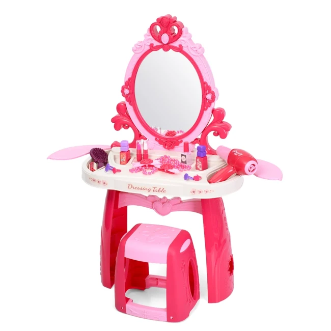 Детское трюмо Dressing Table 1205-3 (стульчик, звук, свет, аксессуары) Детское трюмо Dressing Table 1205-3 (стульчик, звук, свет, аксессуары)