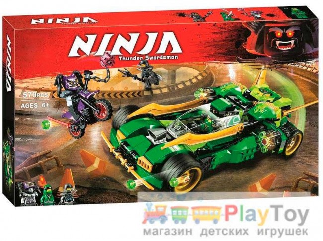 Конструктор "Ninja" (10803) Нічний всюдихід Ніндзя, 570 деталей - Аналог Ніндзяго 70641