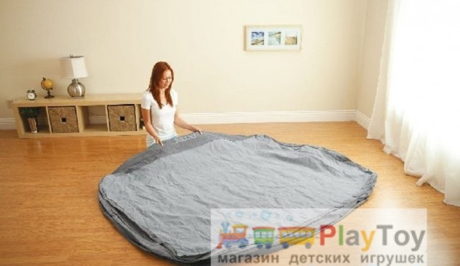 Надувная двухместная кровать Intex (64414) 152 х 203 х 46 см