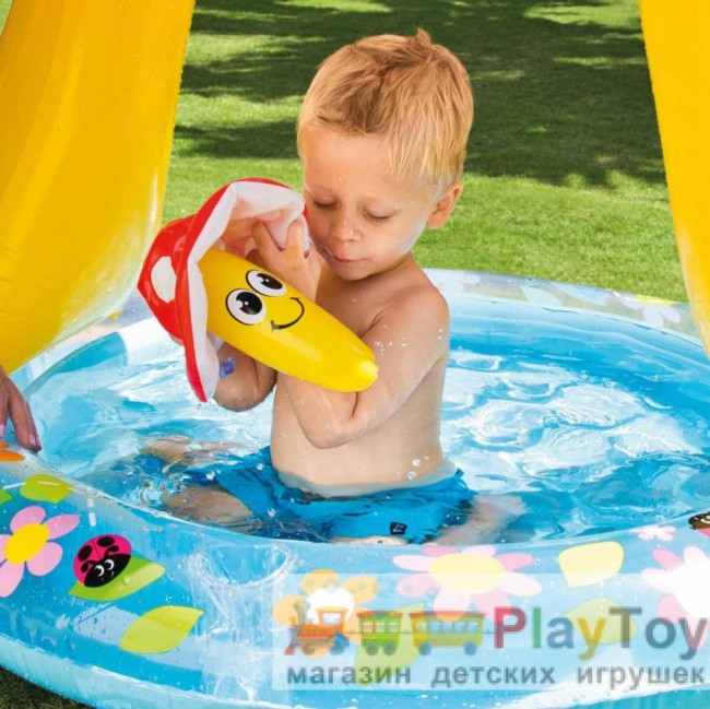 Дитячий надувний басейн Intex 57114 Грибочок 102 х 89 см