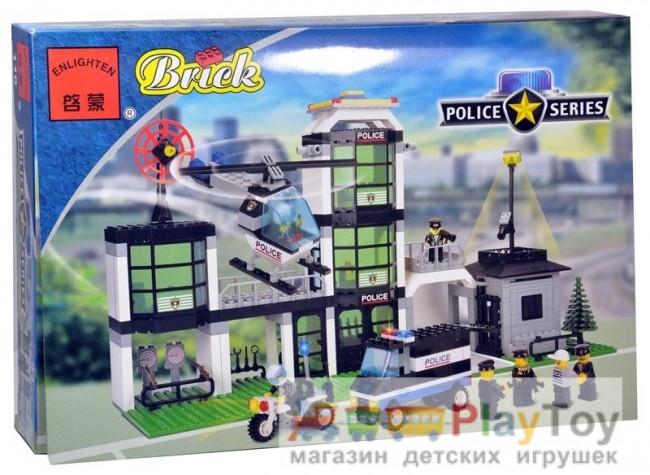 Конструктор Brick "Поліцейська ділянка" (110) 430 деталей