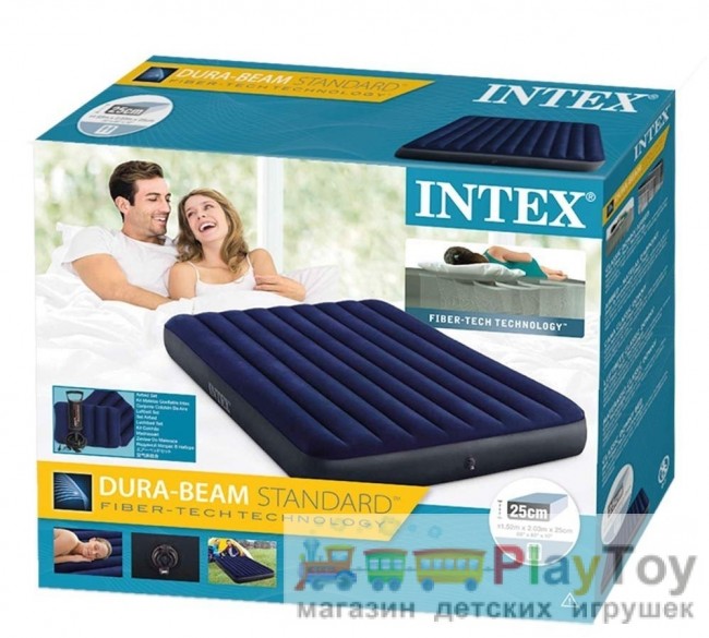 Надувной матрас Intex 64765 - 152х203х25 см Надувной матрас Intex 64765 - 152х203х25 см