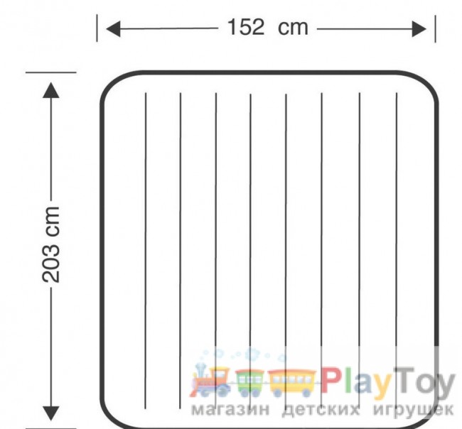 Надувной матрас Intex 64765 - 152х203х25 см Надувной матрас Intex 64765 - 152х203х25 см