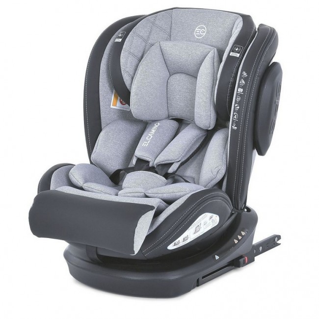 Автокрісло El Camino" ME 1045-1 EVOLUTION 2 360⁰ Royal Gray ISOFIX