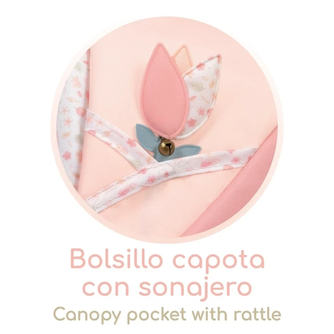 Коляска для кукол DeCuevas 87074 Tulipe (классическая, корзинка, сумка)