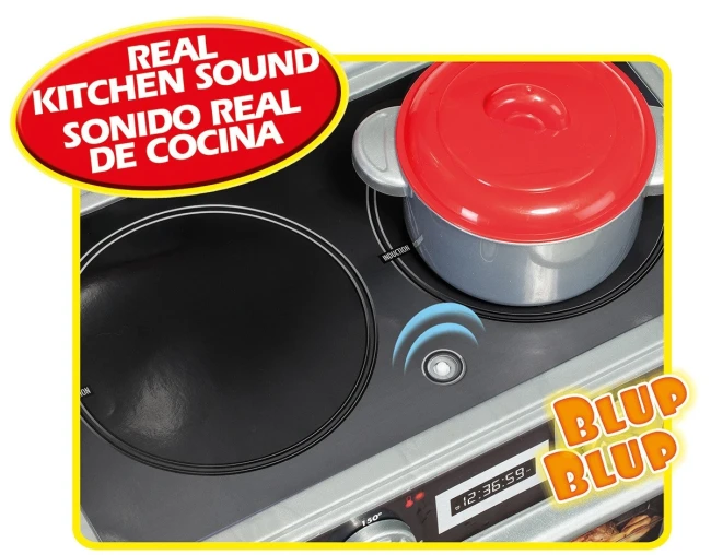 Детская большая кухня Molto 15168 (высота 106 см, свет, духовка, вытяжка, холодильник, посудомоечная машина) Детская большая кухня Molto 15168 (высота 106 см, свет, духовка, вытяжка, холодильник, посудомоечная машина)