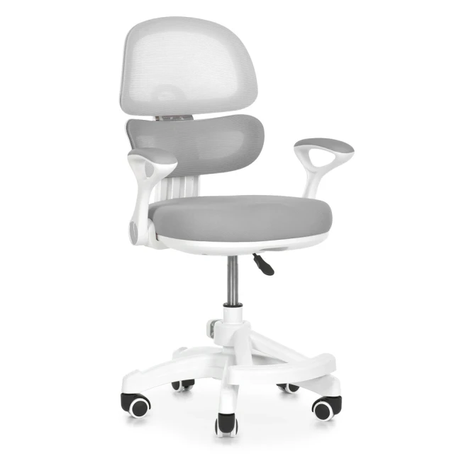 Детское кресло Bambi M 6482-11 с подлокотниками, сетка, подножка, блокировка колёс