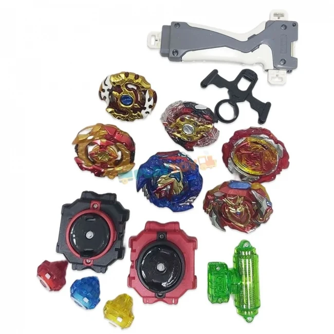 Игровой набор Бейблейд BB888 в кейс-боксе (6 волчков, 2 пусковых устройства, аксессуары) Игровой набор Бейблейд BB888 в кейс-боксе (6 волчков, 2 пусковых устройства, аксессуары)