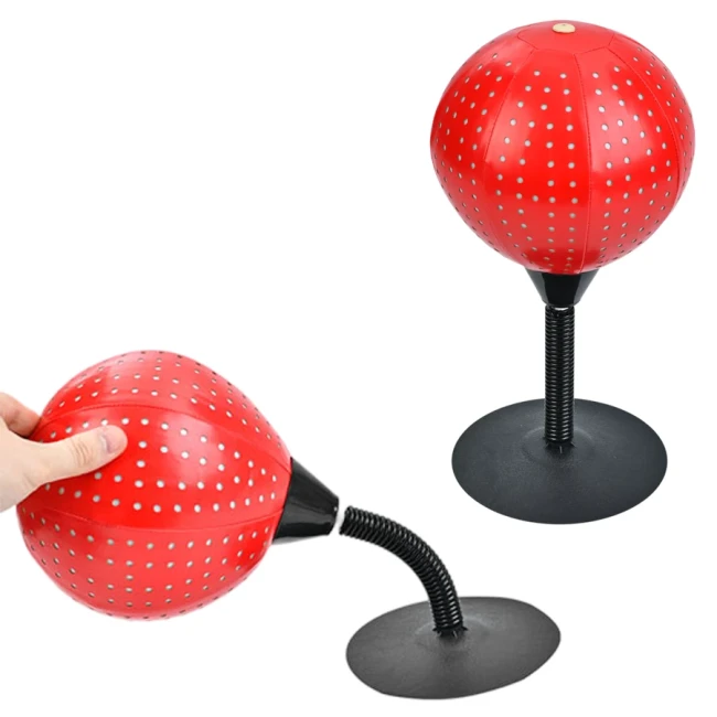 Настольная боксёрская груша MR 1510 (груша 20 см, стойка 37 см, подсветка)